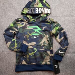 Nike Dangeruss Camo Pullover Hoodie Toddler Boy 4T Gorpcore Outdoor Retro